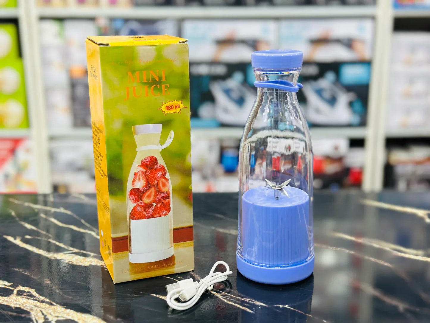 Portable Blender Bottle Electric: High-Quality Mini Juicer for Shakes, Smoothies, and Travel